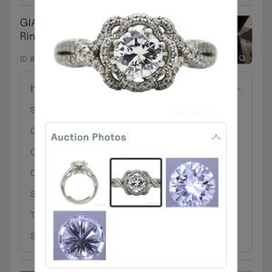 Stunning Platinum Verragio Insignia 7087-R